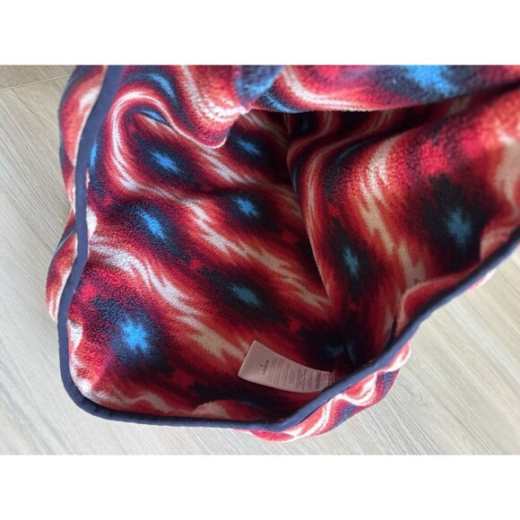 Women's PATAGONIA Synchilla Snap-T Pullover fleece Sz S Red Wild Desert Aztec‎ - Picture 7 of 8